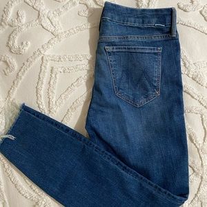 MOTHER JEANS - The Looker Ankle Fray